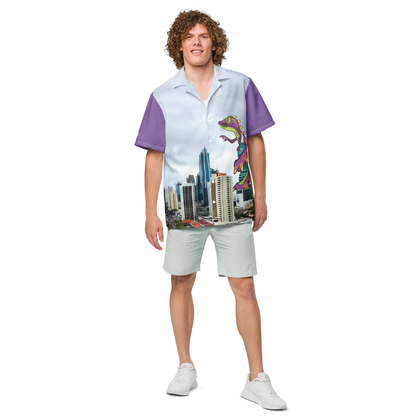 Kaiju Wyvern Unisex Button Shirt